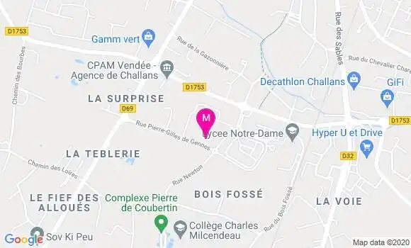 Localisation Dr Laure Bourdaud Dornez