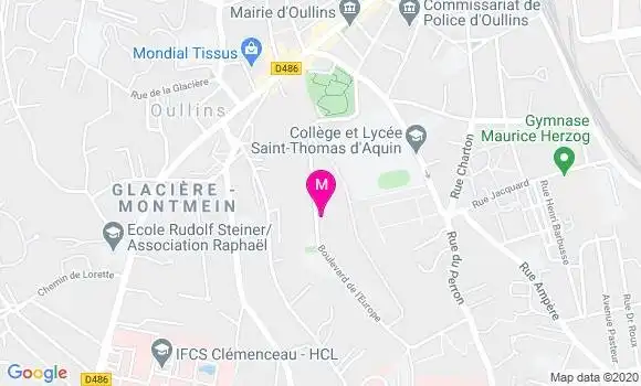 Localisation Dr Camille Aujoulat