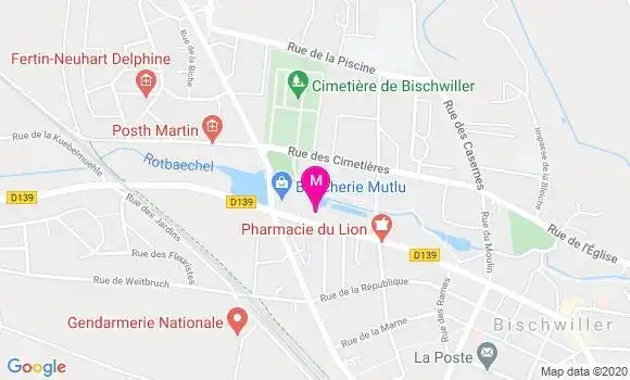 Localisation Dr Antoine Piemont
