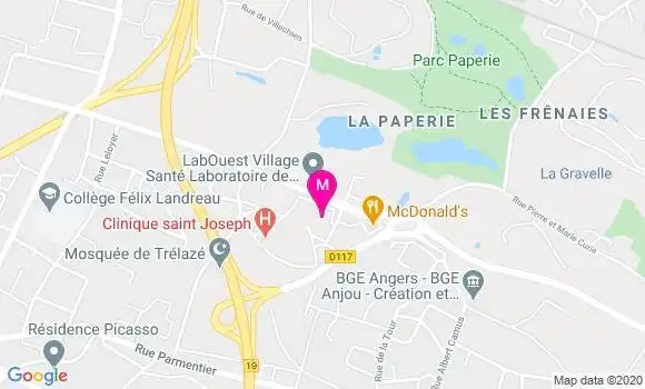 Localisation Dr Adeline Berthel