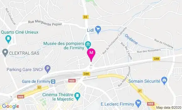 Localisation Dr Nelly Paya