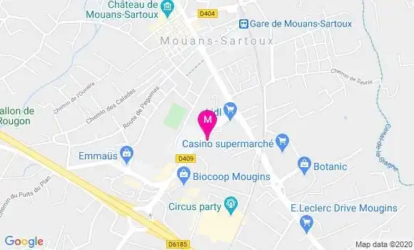 Localisation Dr Stephanie Baudin Baratoux
