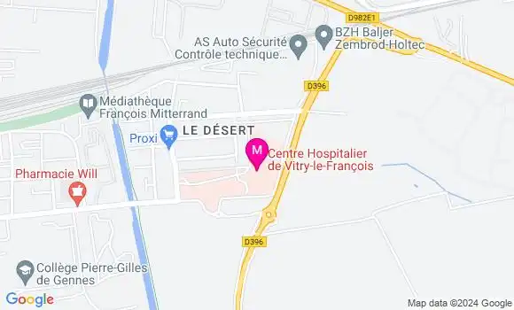 Localisation Dr Elodie Billard