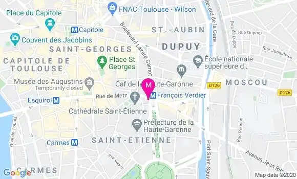 Localisation Dr Caroline Alzieu Labrunie