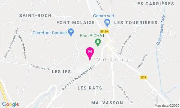 Localisation Dr Louis Faucon