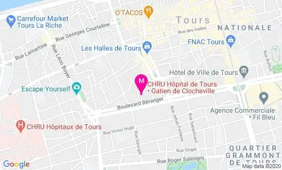 Localisation Dr Caroline Menuet