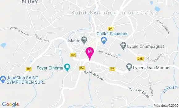 Localisation Dr Bruno Jeannin