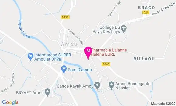 Localisation Dr Marie Vincente Massie Guichenuy