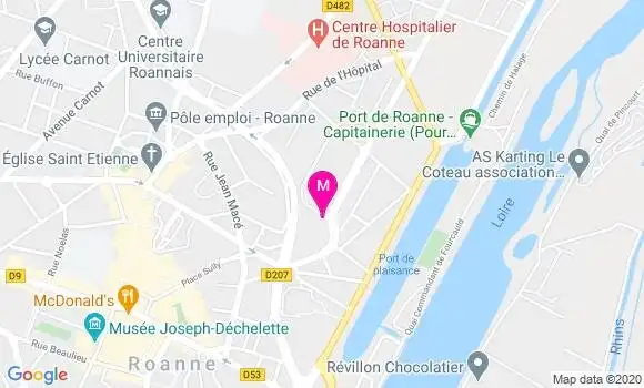 Localisation Dr Claire Stock