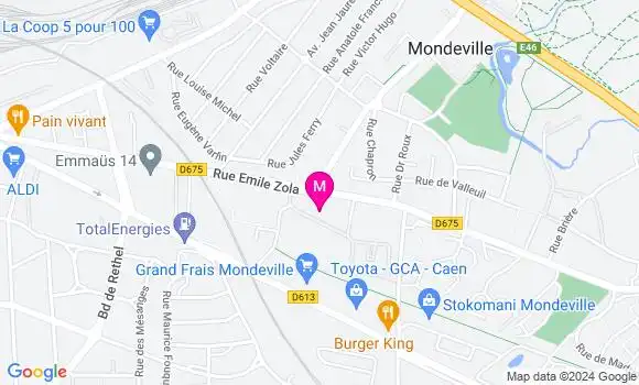 Localisation Dr Lise Calberg