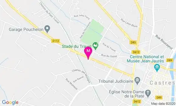 Localisation Dr Marc Gaillac