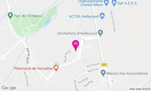 Localisation Dr Amandine Labeys Clement