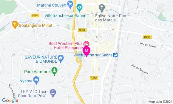 Localisation Dr Adrien Ducroux