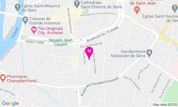 Localisation Dr Agnes Favrel