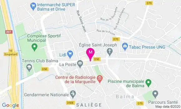 Localisation Dr Laurent Vantin