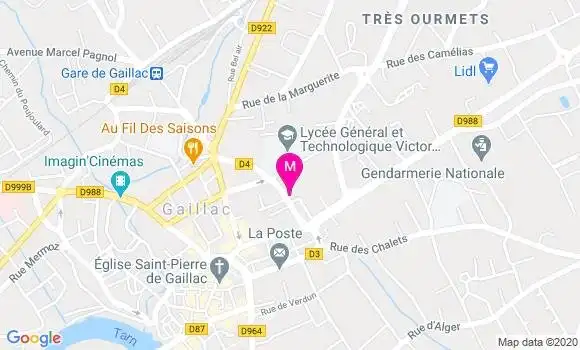 Localisation Dr Marc Olivier Demeure