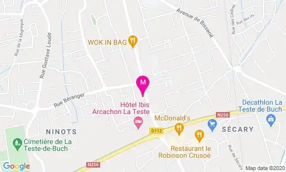 Localisation Dr Marie Saint Geours