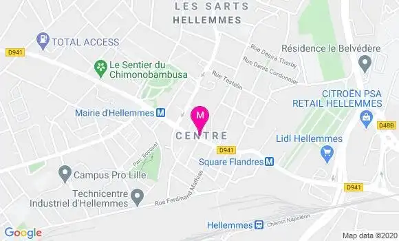 Localisation Dr Benjamin Danel