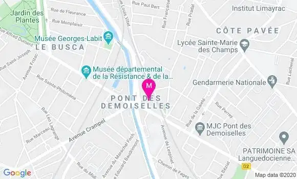Localisation Dr Charlotte Cibeer