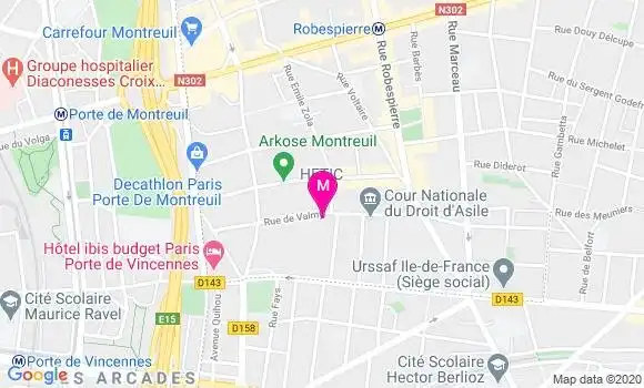Localisation Dr Orianne Michel Grosjean