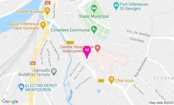 Localisation Dr Serge Muntean