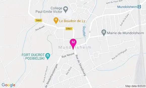 Localisation Dr Pascale Bockel