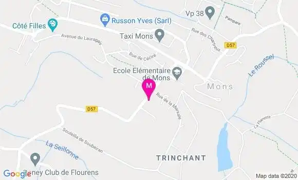 Localisation Dr Cecile Galiacy