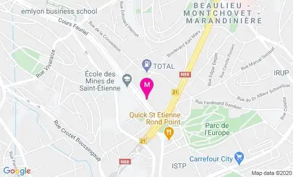 Localisation Dr Sandrine Maniere