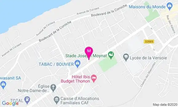 Localisation Dr Maud Meritto
