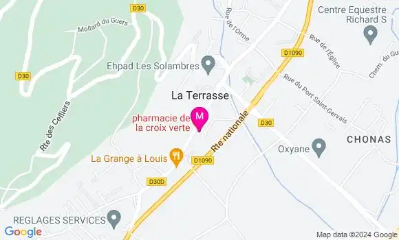 Localisation Dr Dania Chermand
