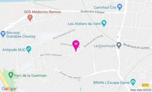 Localisation Dr Charles Berthelot