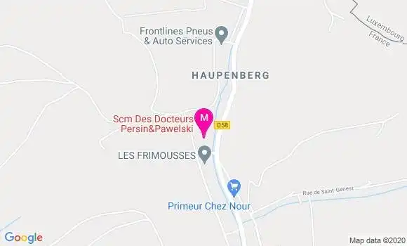 Localisation Dr Arnaud Persin
