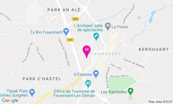 Localisation Dr Benjamin Staumont