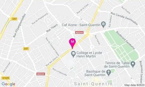 Localisation Dr Paul Coupain