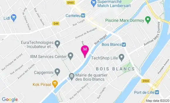 Localisation Dr Natacha Lefebvre