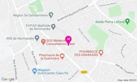 Localisation Dr Alice Pieri