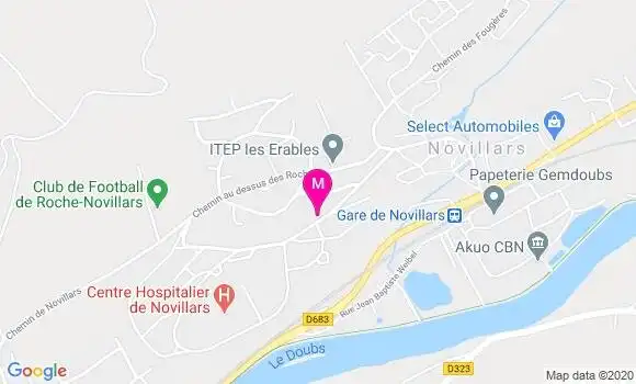 Localisation Dr Marie Celine Rigaud