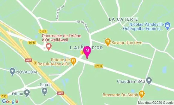 Localisation Dr Ombeline Laude