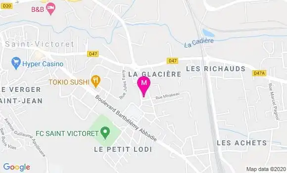 Localisation Dr Martine Gueguen