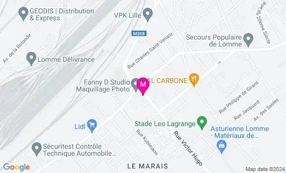 Localisation Dr Gautier Pinchart