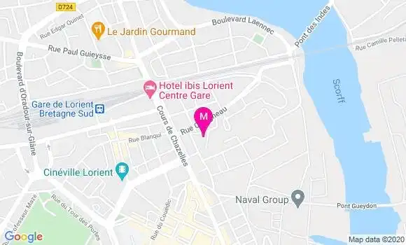 Localisation Dr Anne Clemence Carriou