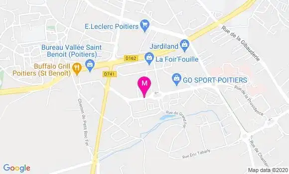 Localisation Dr Emilie Lechaux