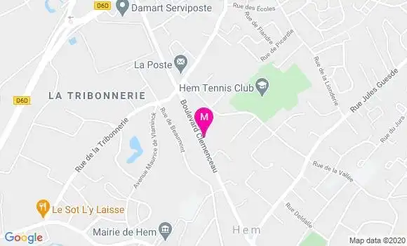 Localisation Dr Marie Laure Lannoy