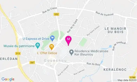 Localisation Dr Claire Camilleri