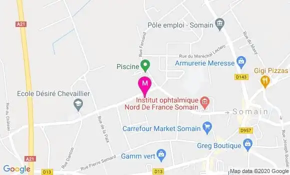 Localisation Dr Sandra Langlet