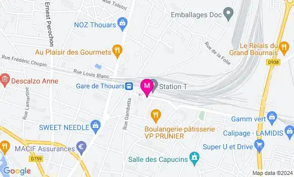 Localisation Dr Marie Lise Minot