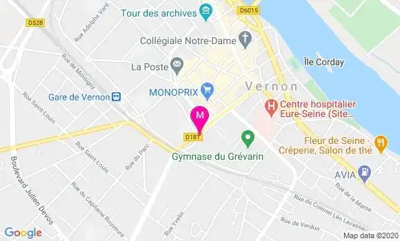 Localisation Dr Elodie Fontaine