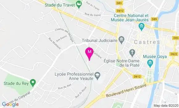 Localisation Dr Judith Ecrement Dalmais