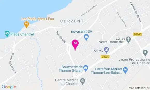 Localisation Dr Celine Bonnet