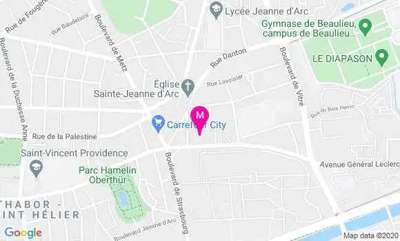 Localisation Dr Coralie Musset